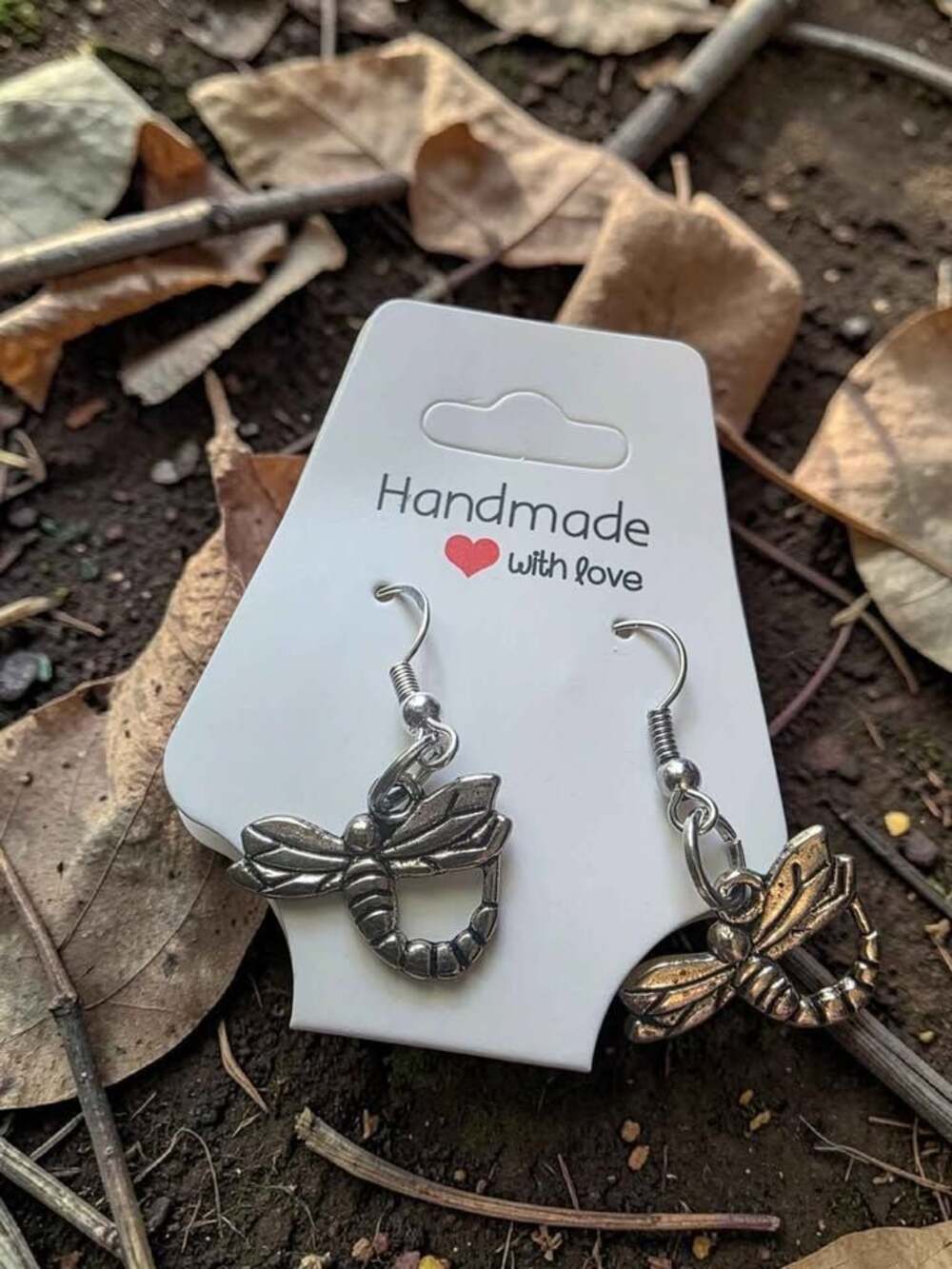 Handmade Dragonfly Earrings